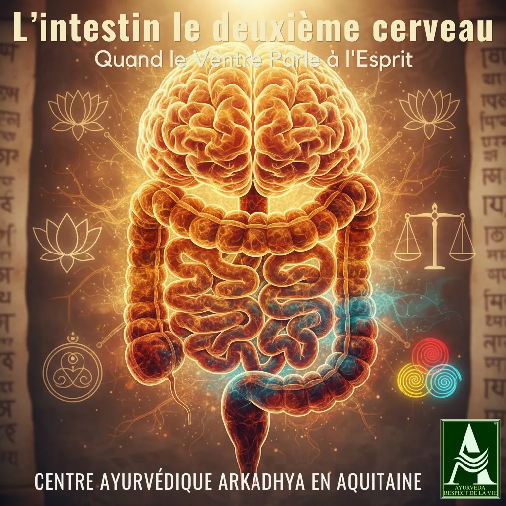 L'axe intestin-cerveau selon l'Āyurveda — le feu digestif Agni et le mental