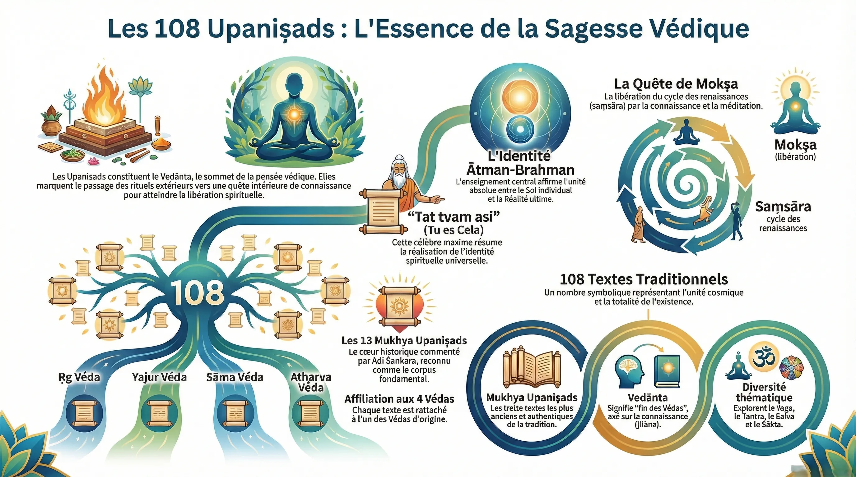 Les 108 Upanishads de la tradition védique