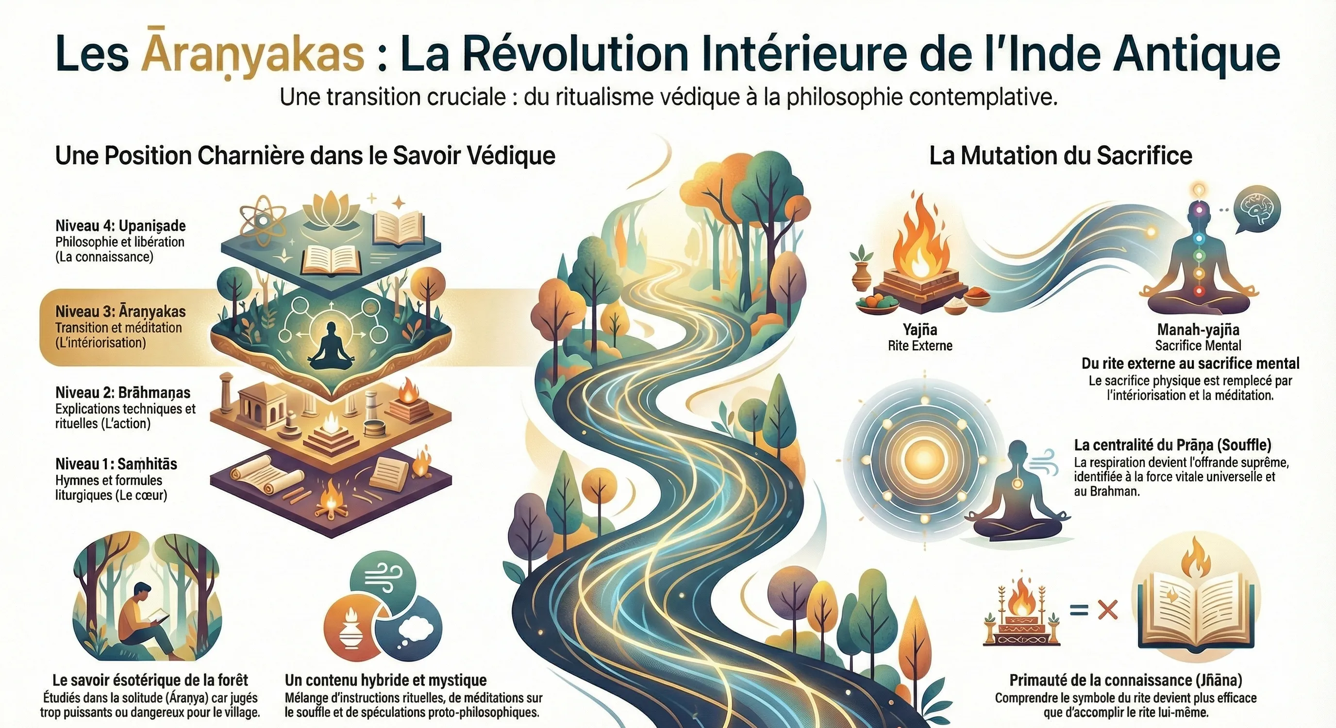 Les Aranyakas, textes de la forêt et de la contemplation védique