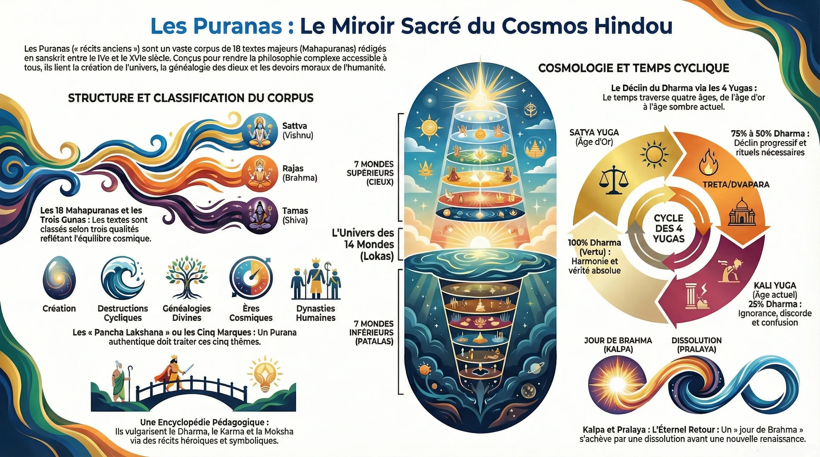 Les Puranas, mythologie et cosmologie de la tradition védique
