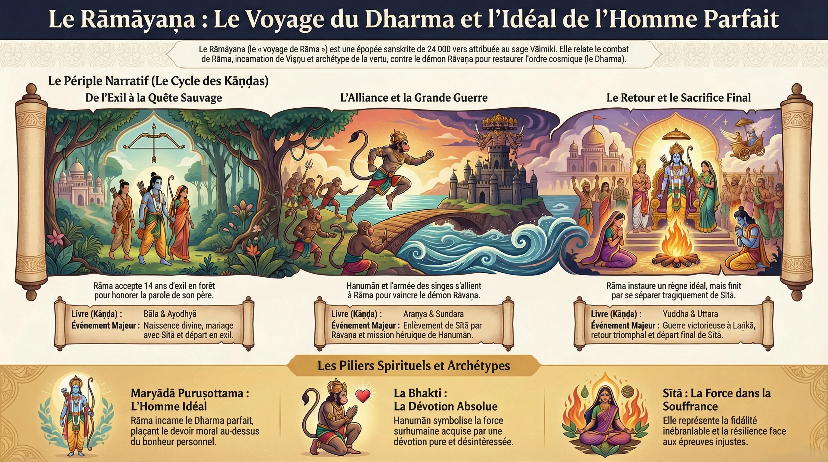 Le Ramayana, épopée de Rama, Sita et Hanuman
