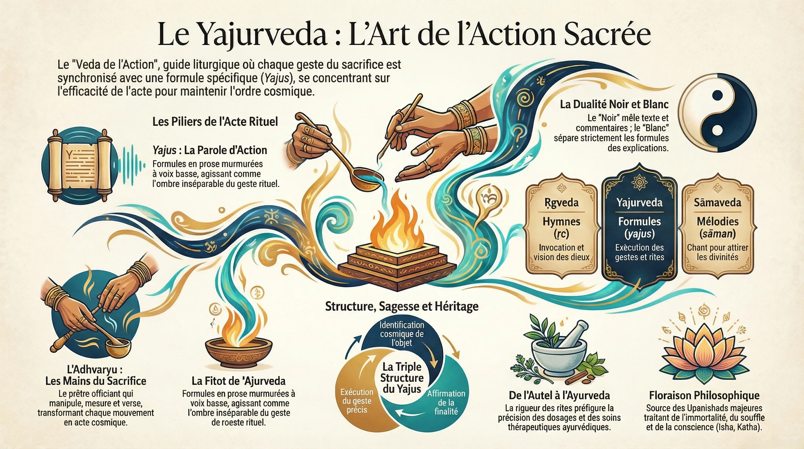 Le Yajur-Veda, formules rituelles védiques