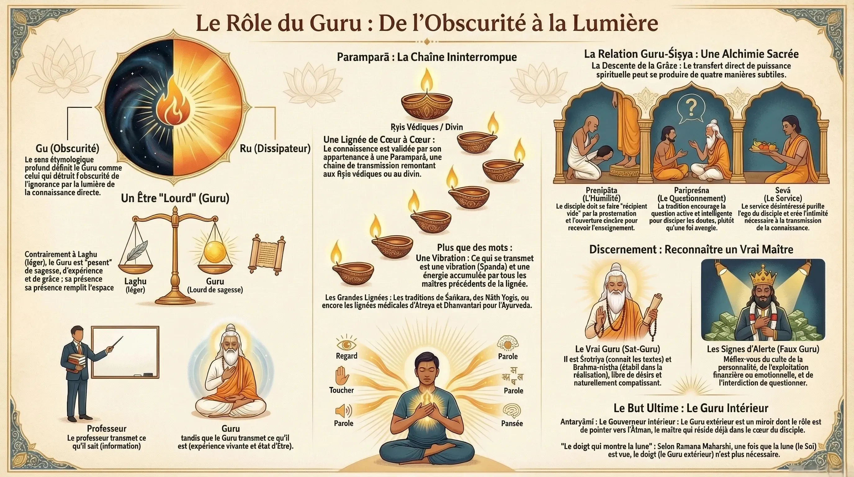 Le Guru et la transmission spirituelle dans la tradition védique