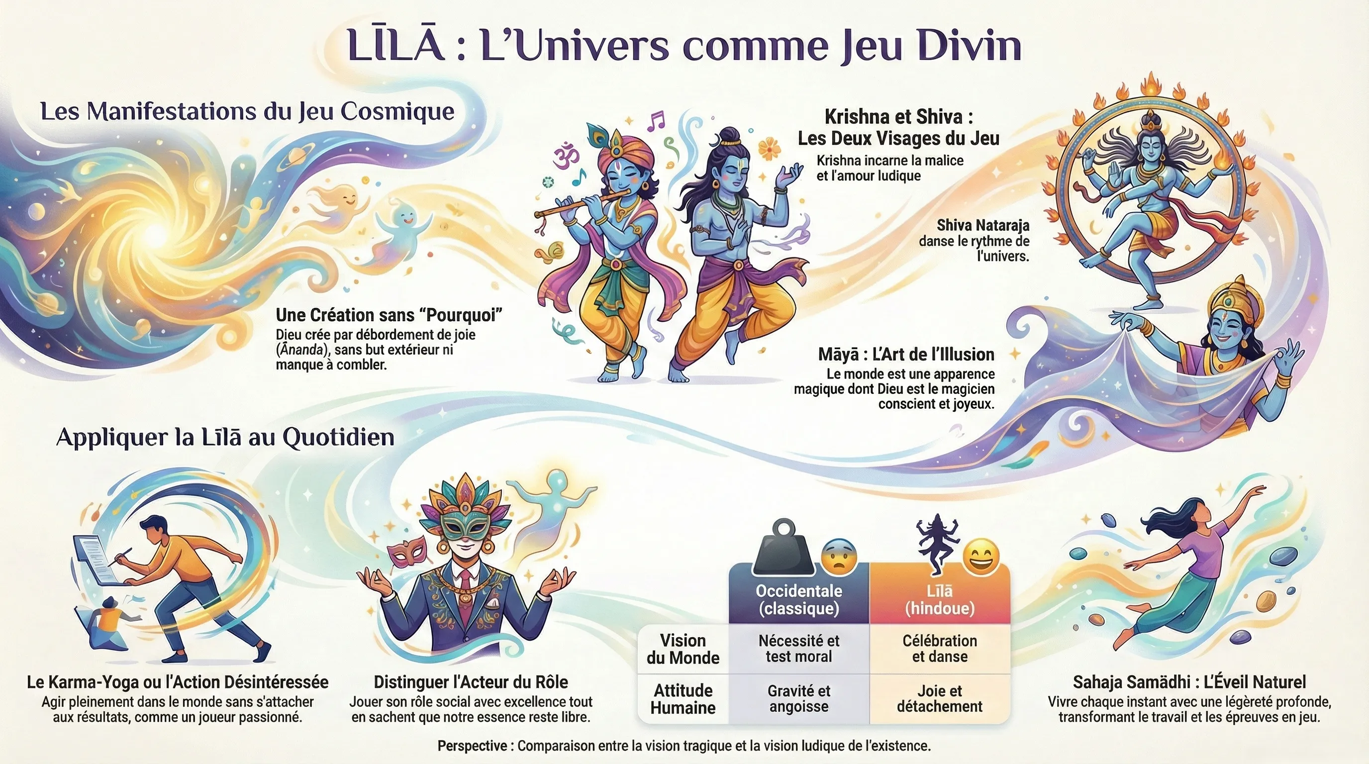 Lila, le jeu cosmique et spontané de la création divine