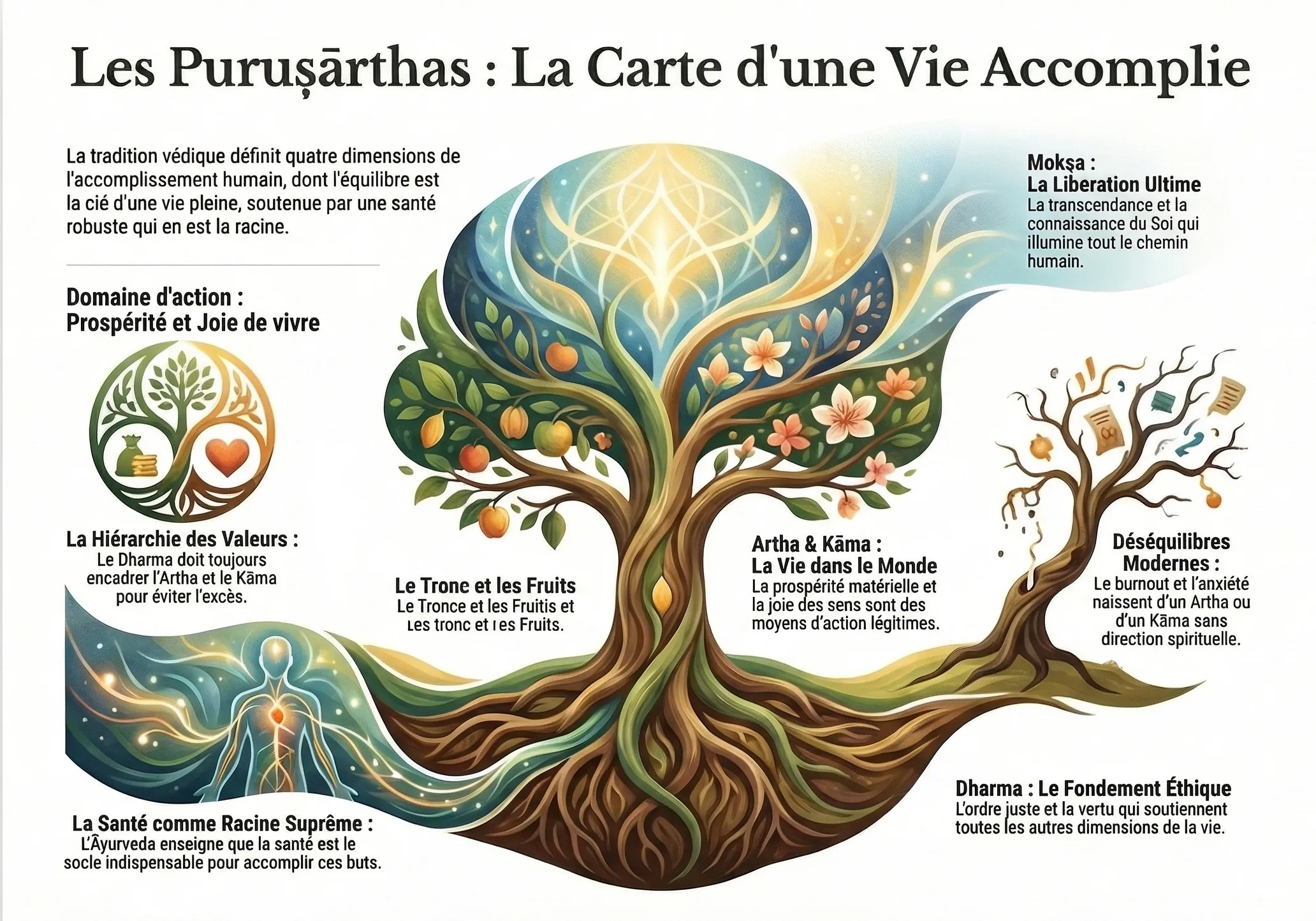 Les Purusharthas, les quatre buts de la vie selon les Vedas