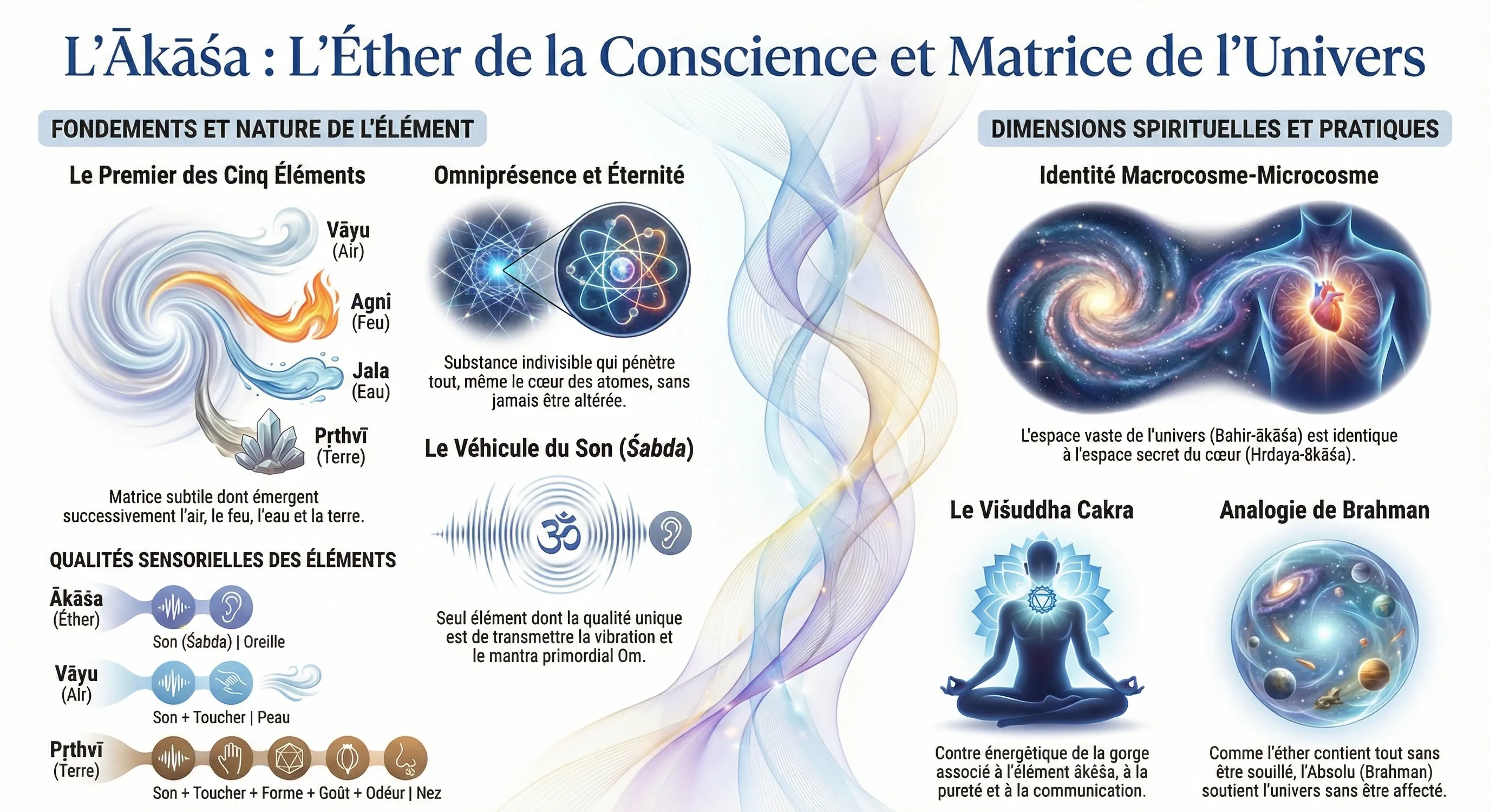 Akasha, l'espace éthérique primordial dans la cosmologie védique