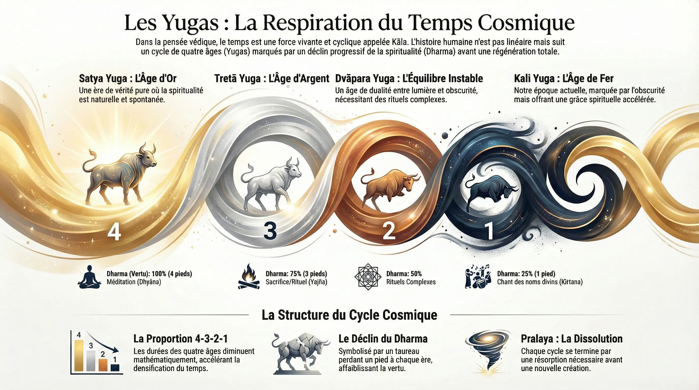 Le temps, les cycles et les Yugas dans la vision cosmologique védique