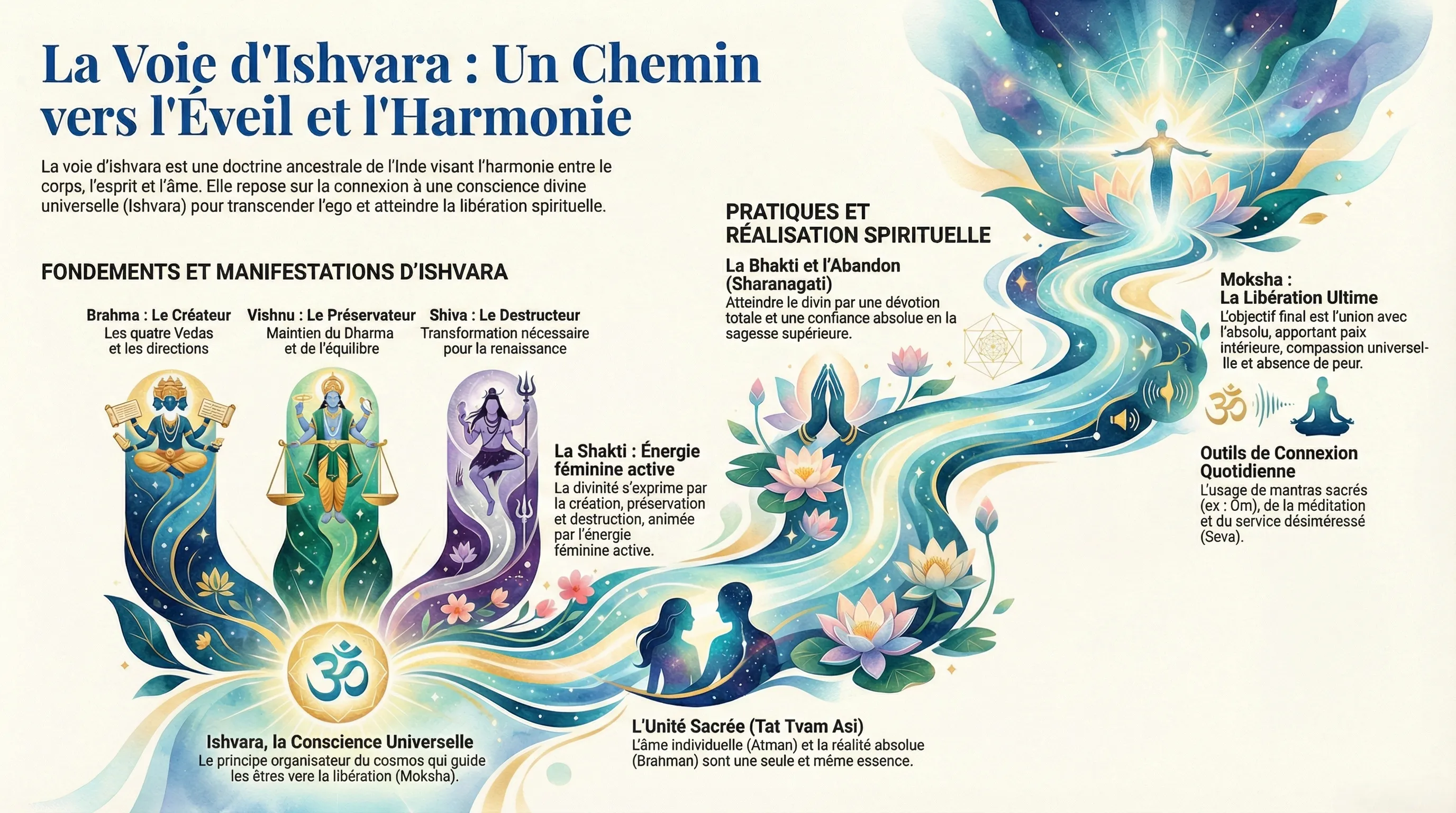 La voie d'Ishvara, dévotion au Seigneur suprême dans le Vedanta