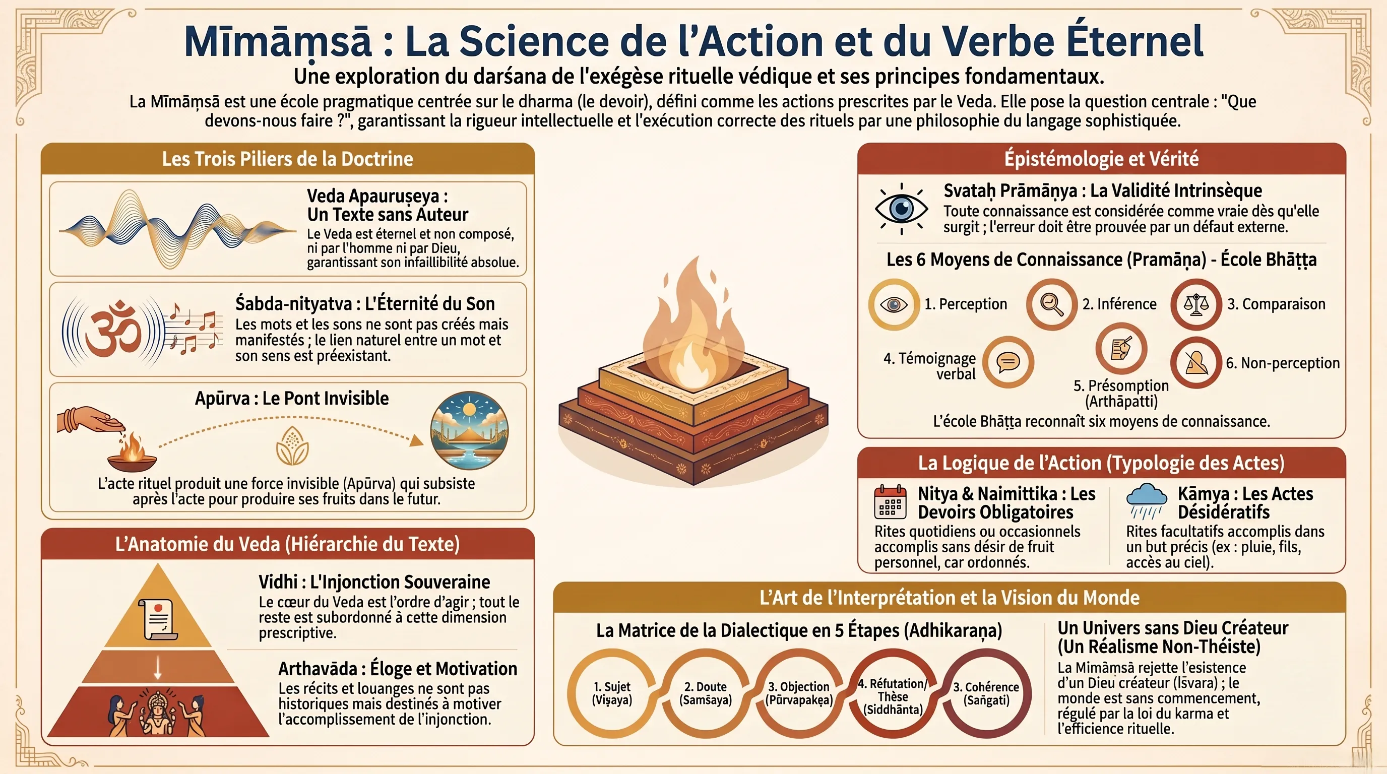 Le sacrifice védique et l'exégèse de la parole sacrée — Mīmāṃsā