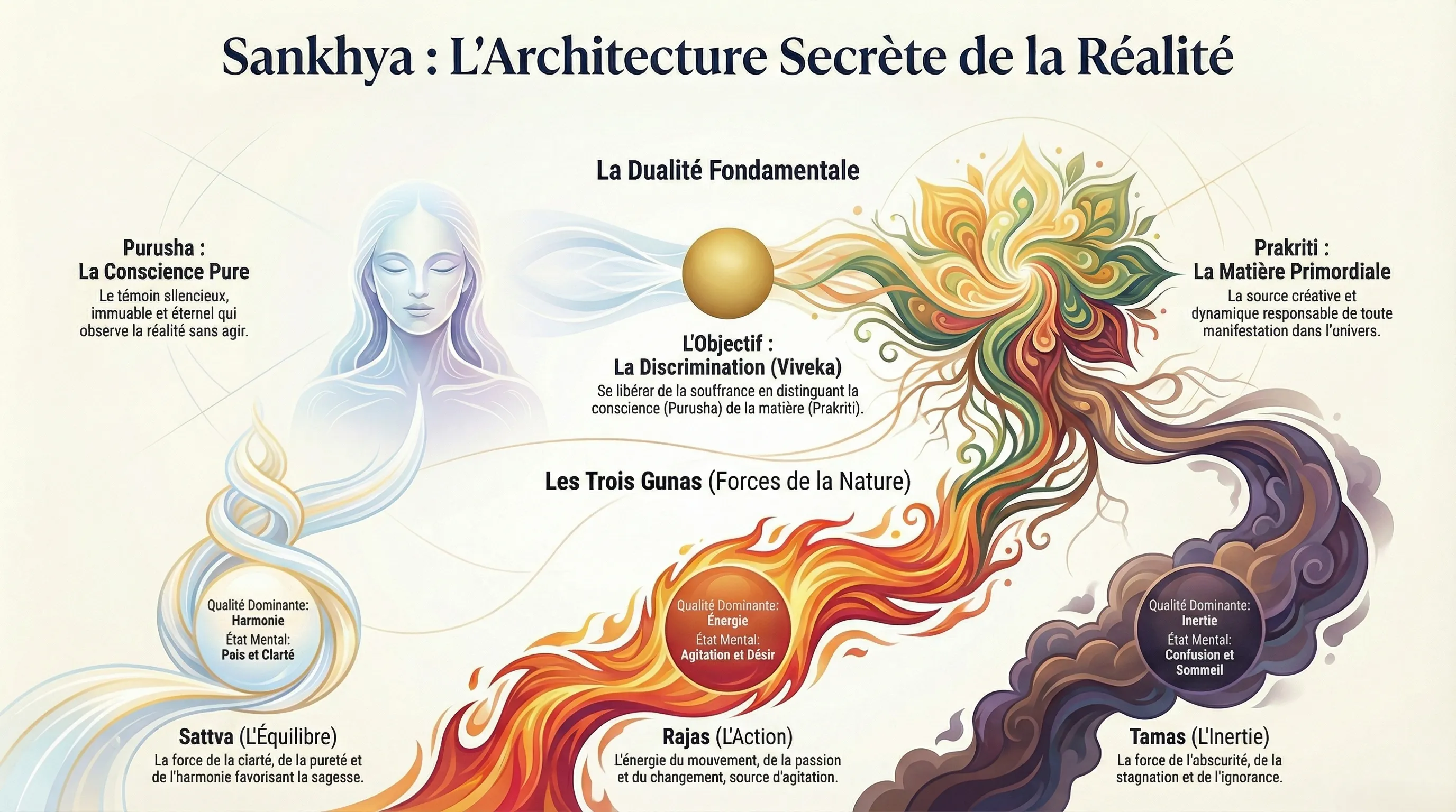 Samkhya, le dualisme cosmique de Purusha et Prakriti