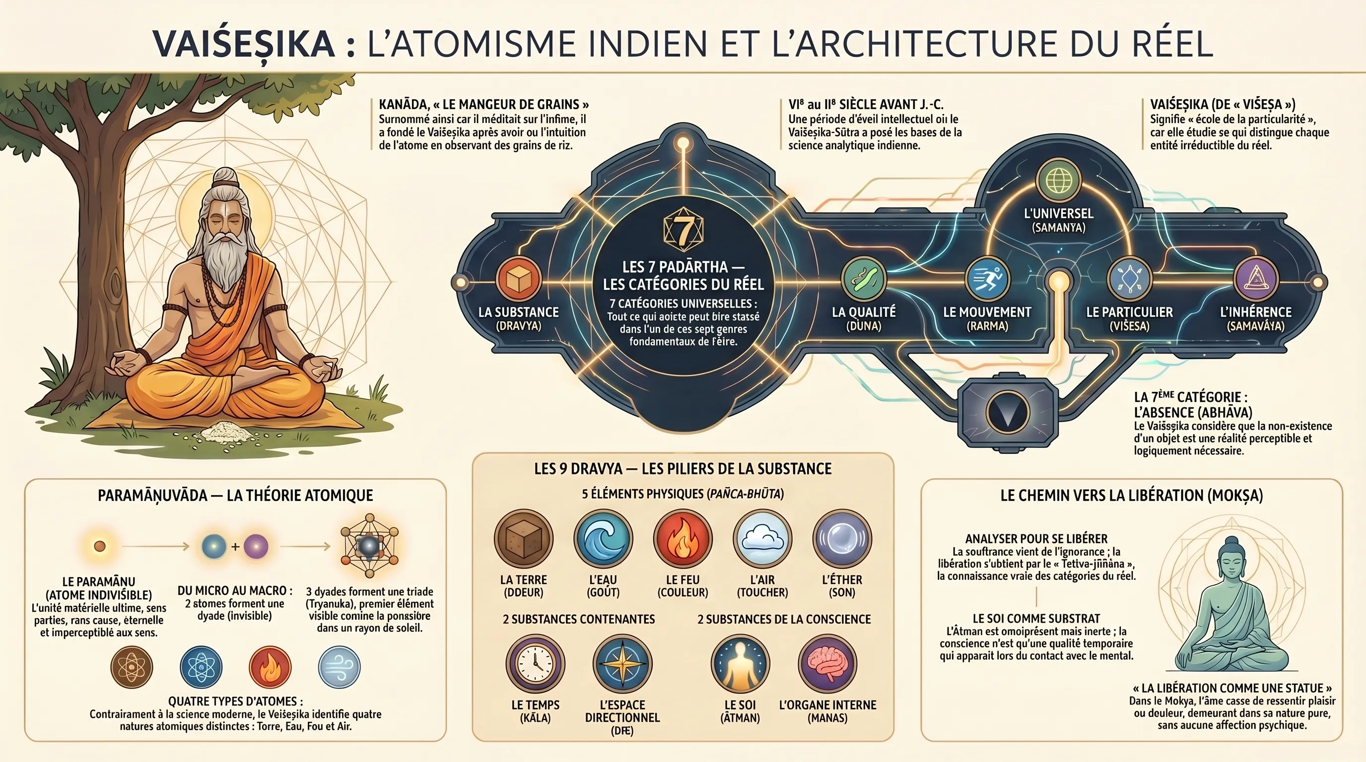 Vaisheshika, la philosophie atomiste de la nature dans l'Inde ancienne