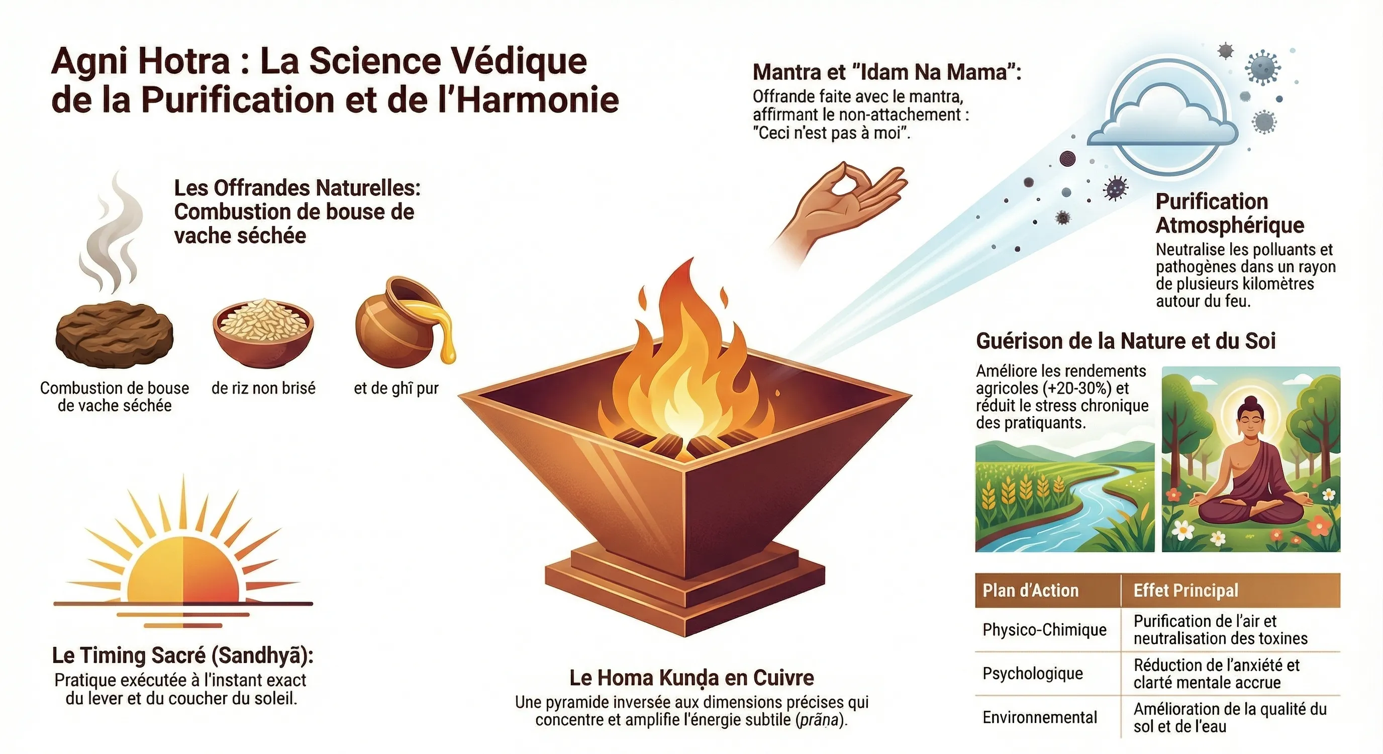 Agnihotra, sacrifice quotidien au feu dans la tradition védique