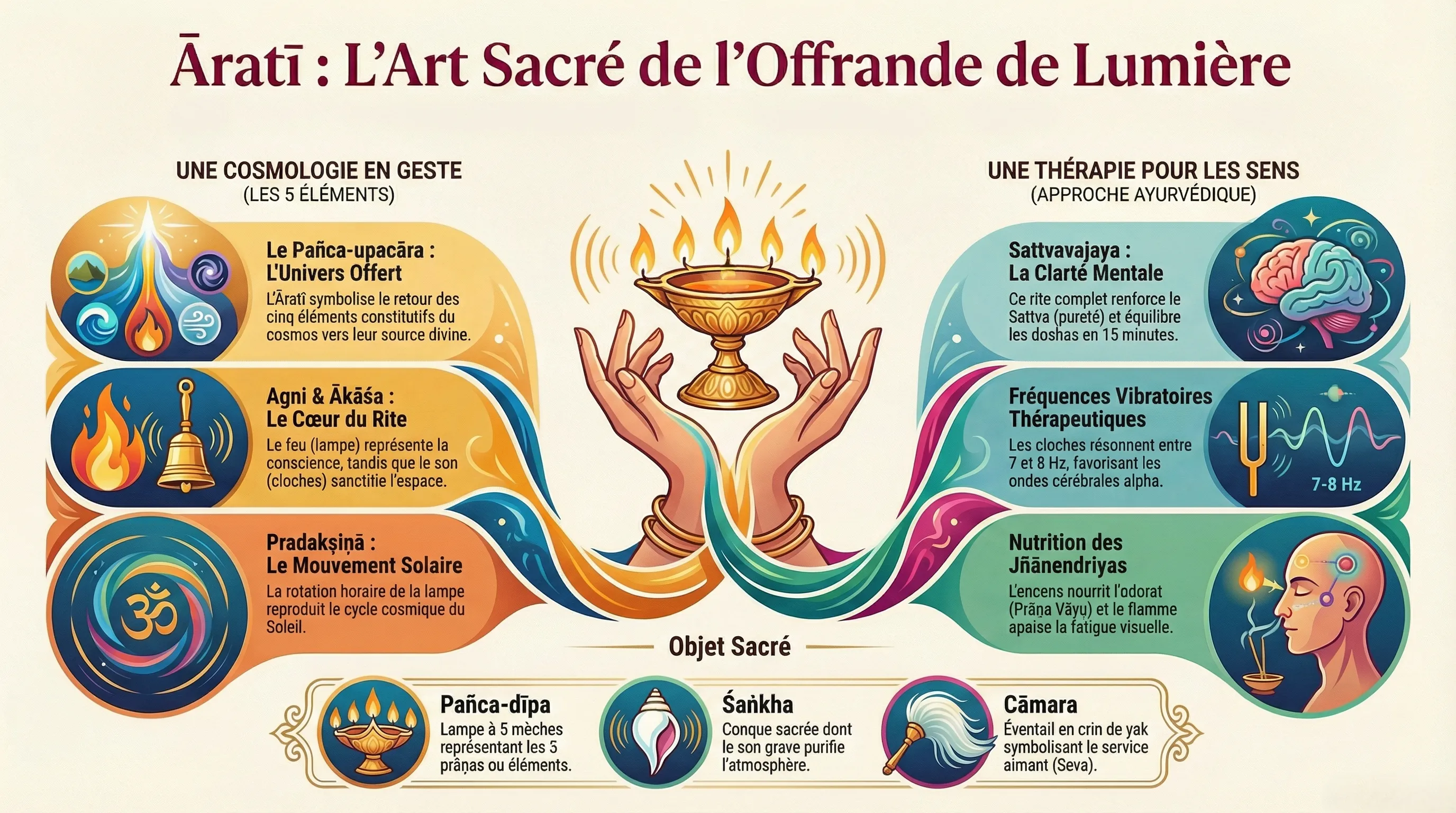 Arati, l'offrande de lumière dans le rituel védique
