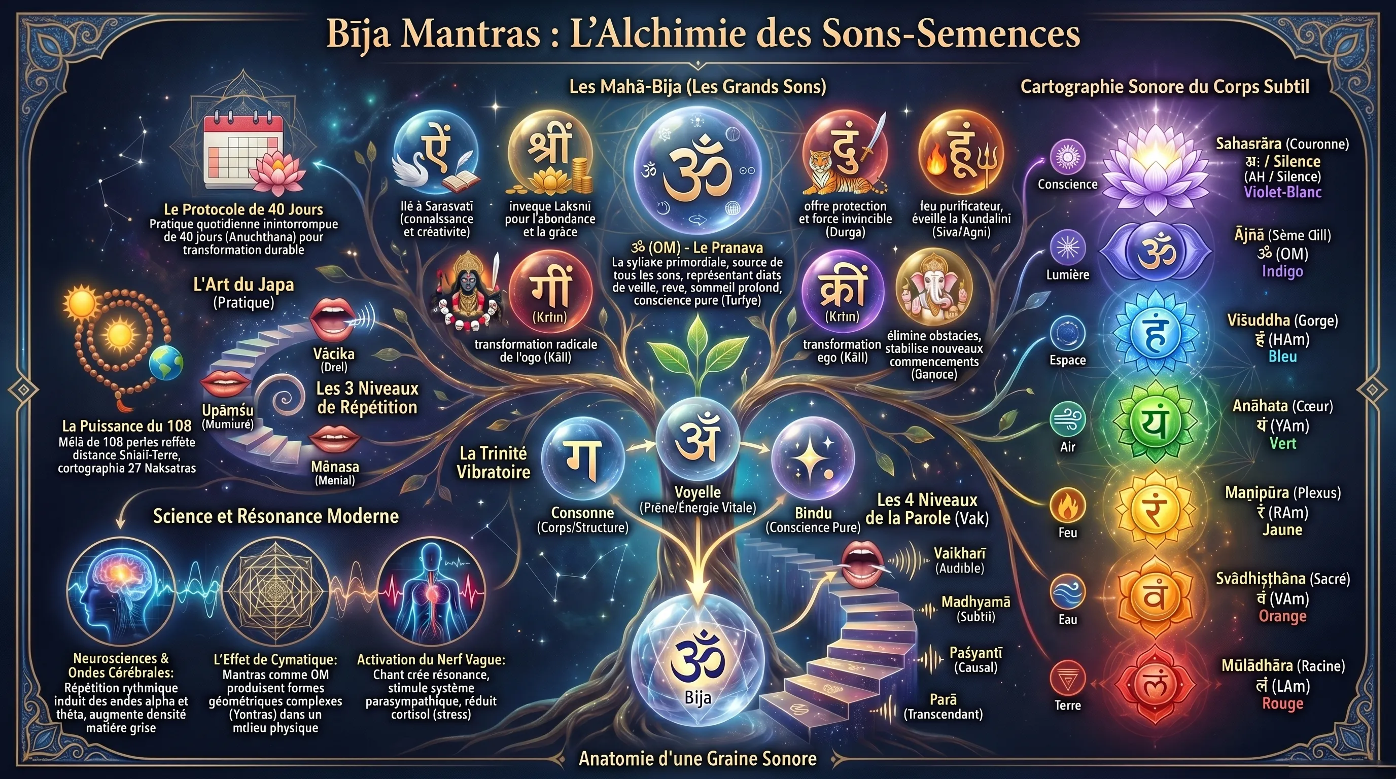 Bija Mantras, sons racines et graines d'énergie sacrée