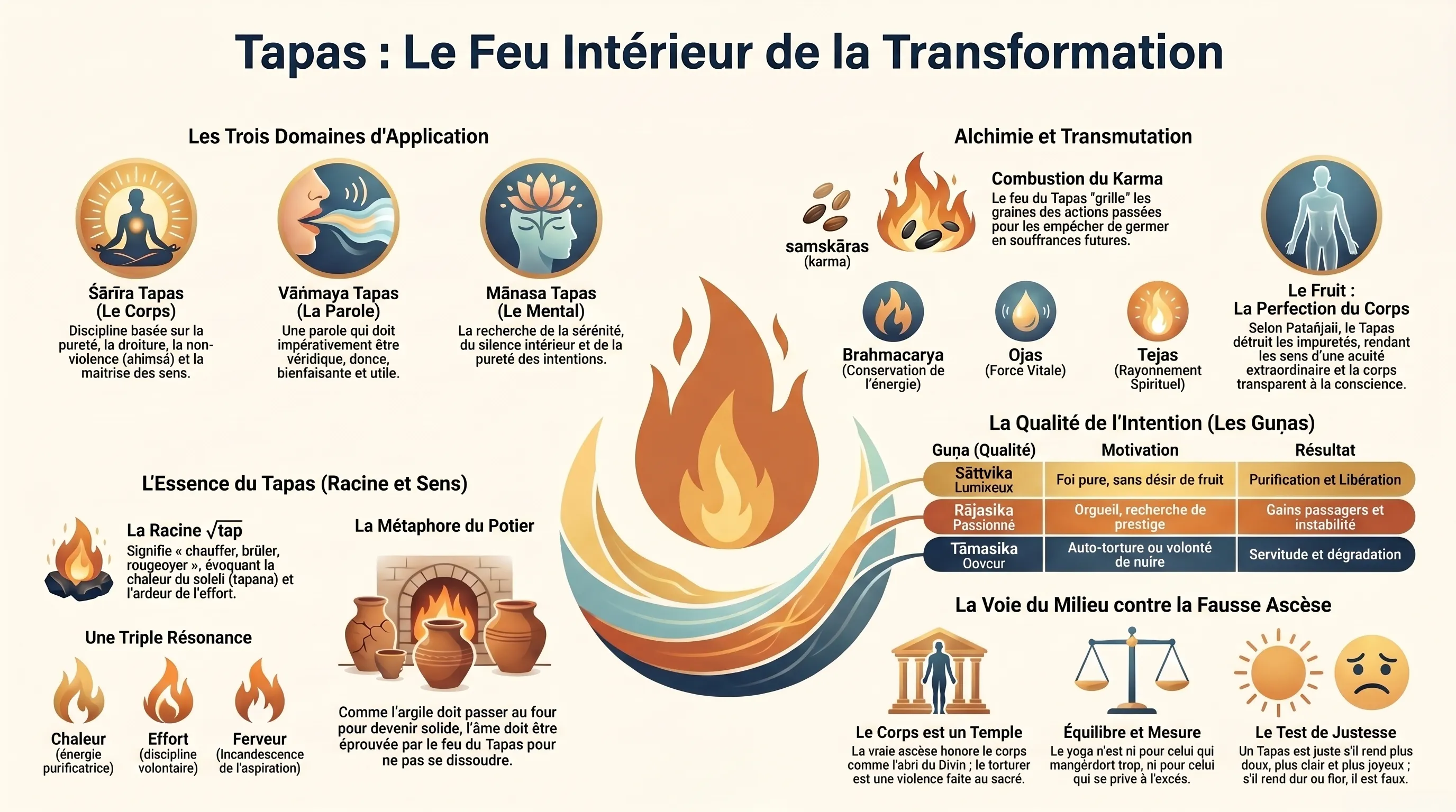 Tapas, l'ascèse et la discipline spirituelle dans la tradition yogique