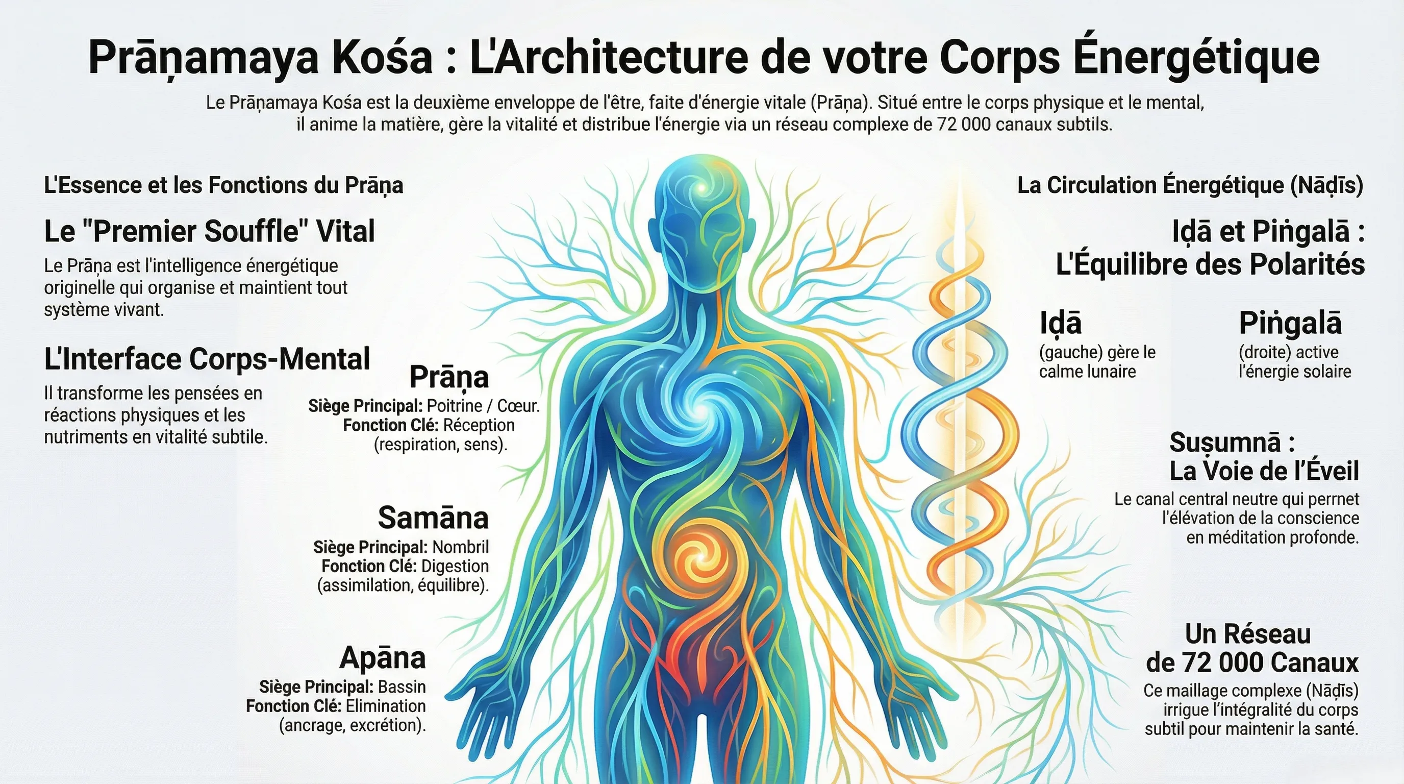 Pranamaya Kosha, l'enveloppe de l'énergie vitale dans le Vedanta