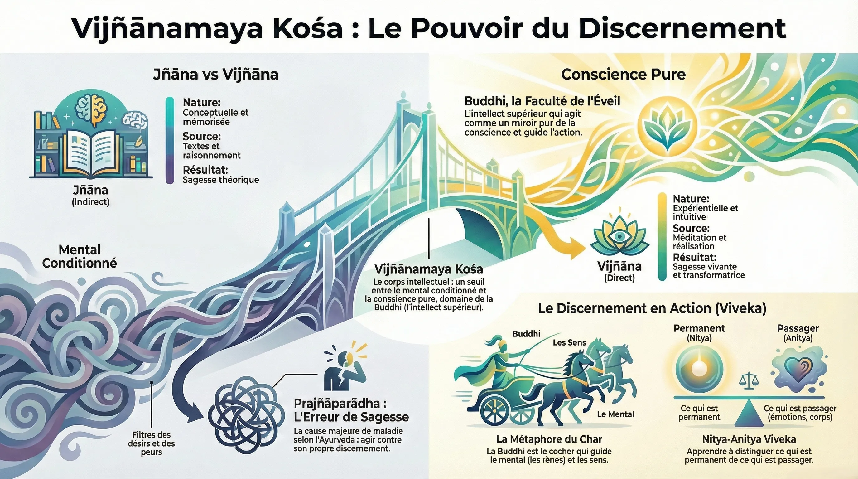 Vijnanamaya Kosha, l'enveloppe de la connaissance supérieure