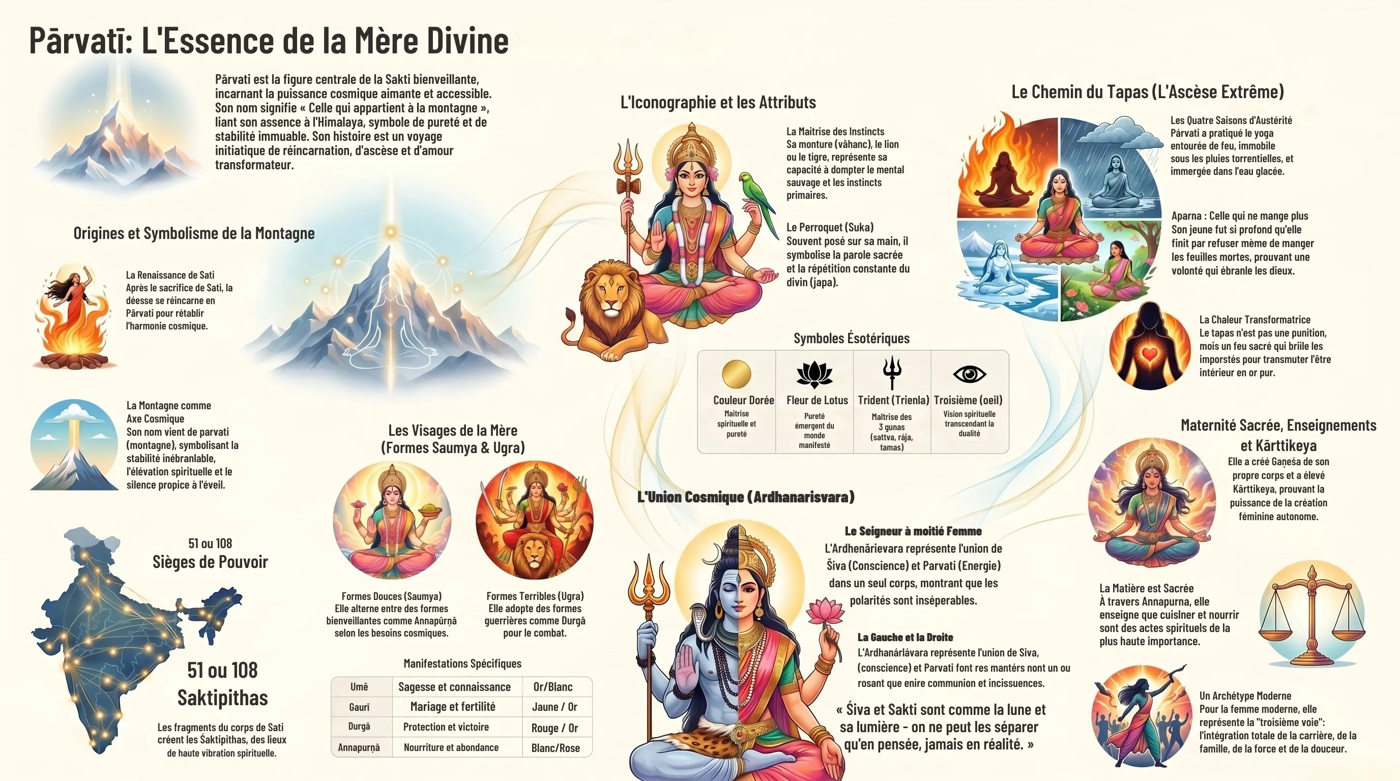 Parvati, la mère divine et épouse de Shiva