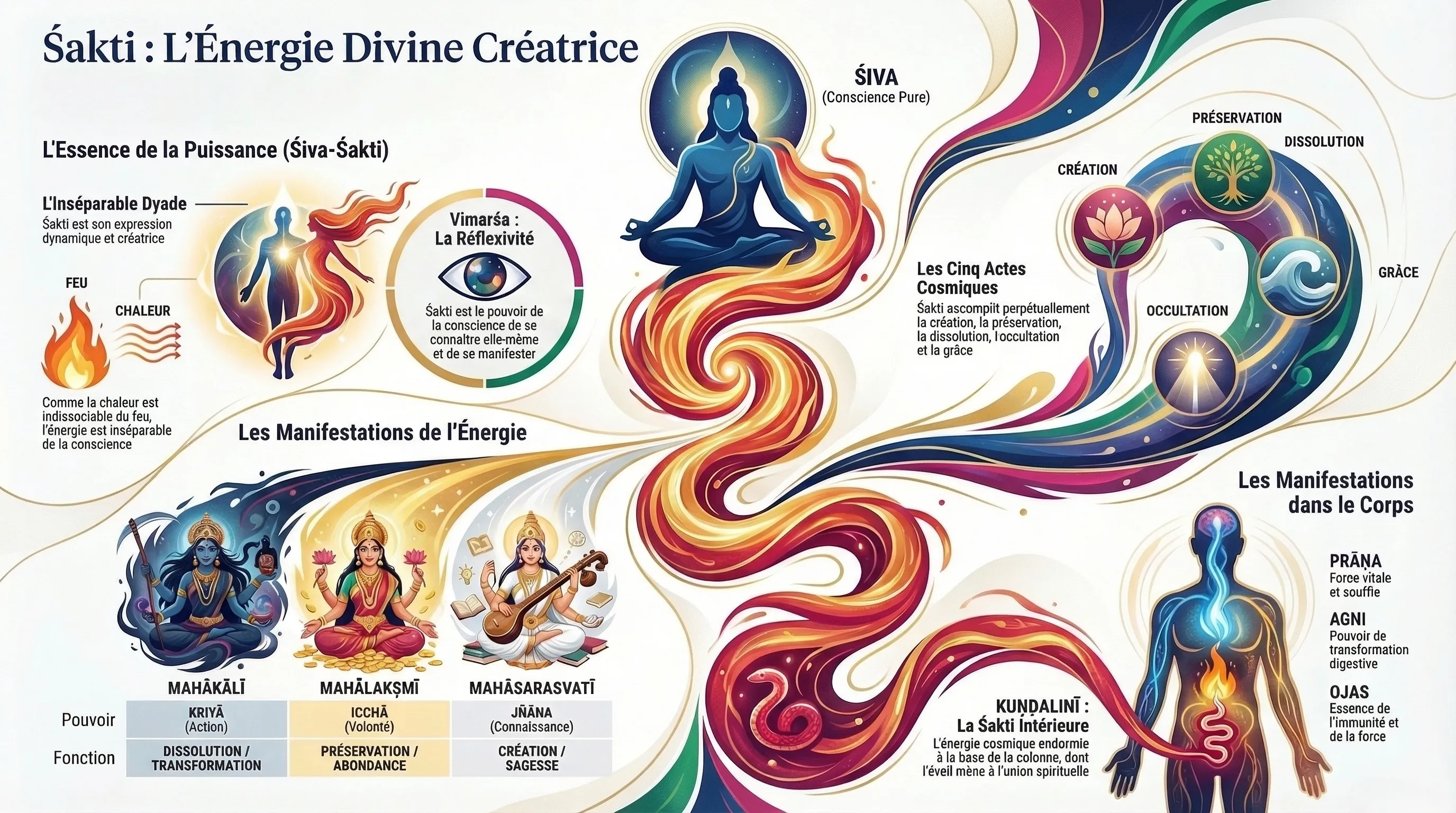 Shakti, la puissance créatrice et l'énergie divine féminine