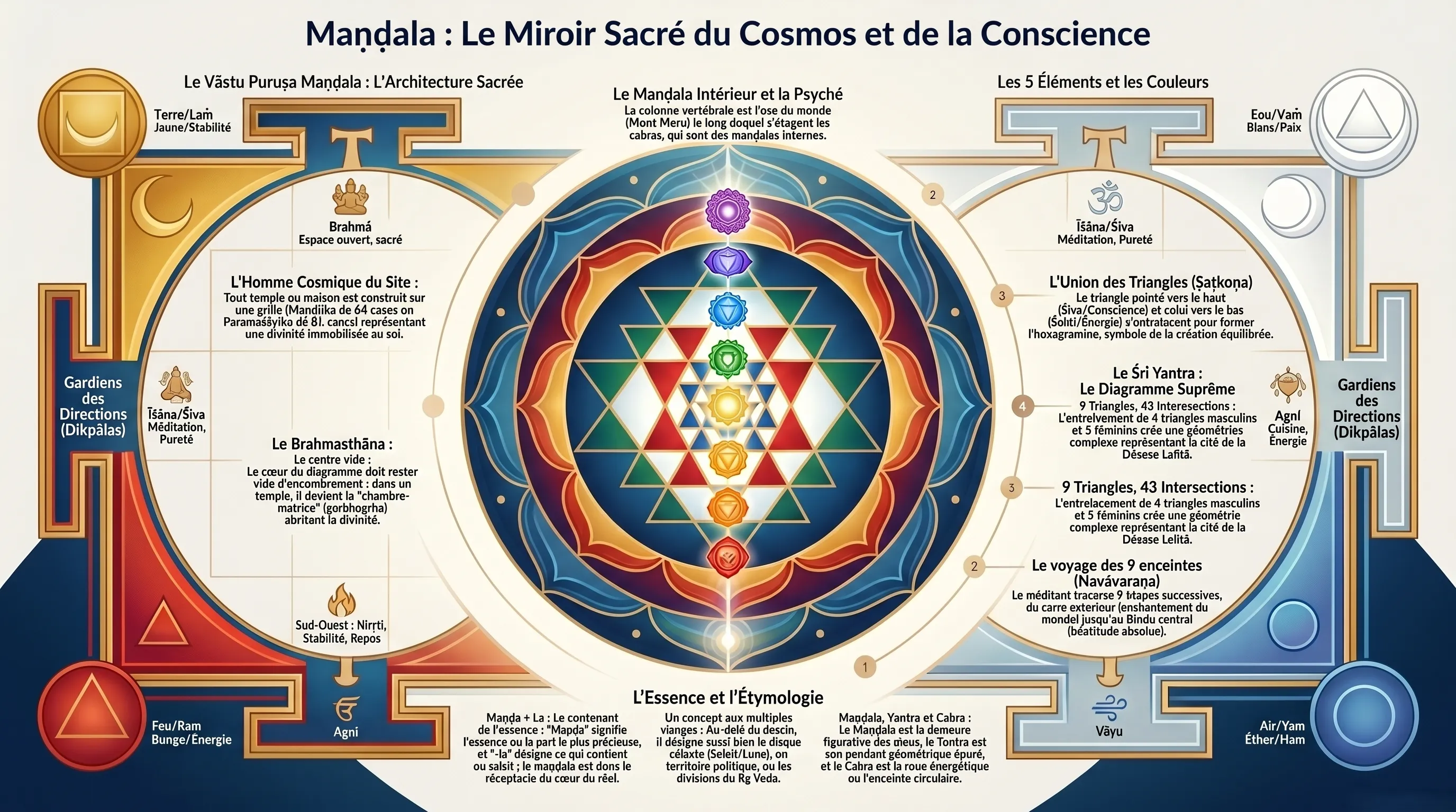 Le Mandala, cosmogramme sacré et représentation du cosmos
