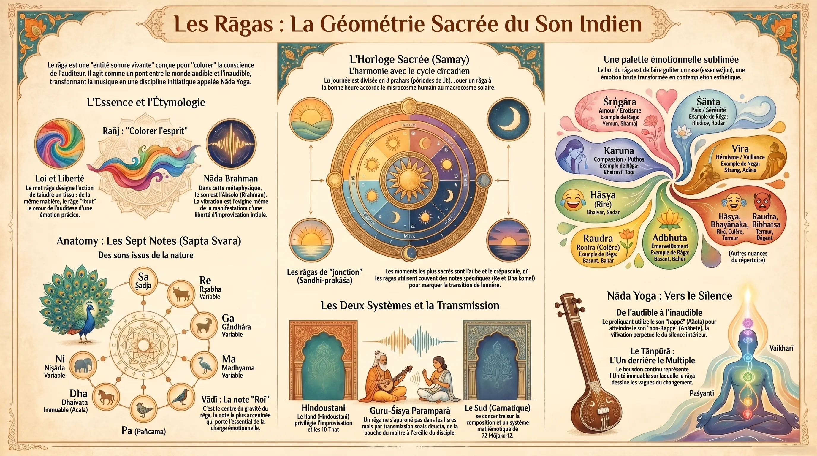 Les Ragas, mélodies sacrées de la musique classique indienne