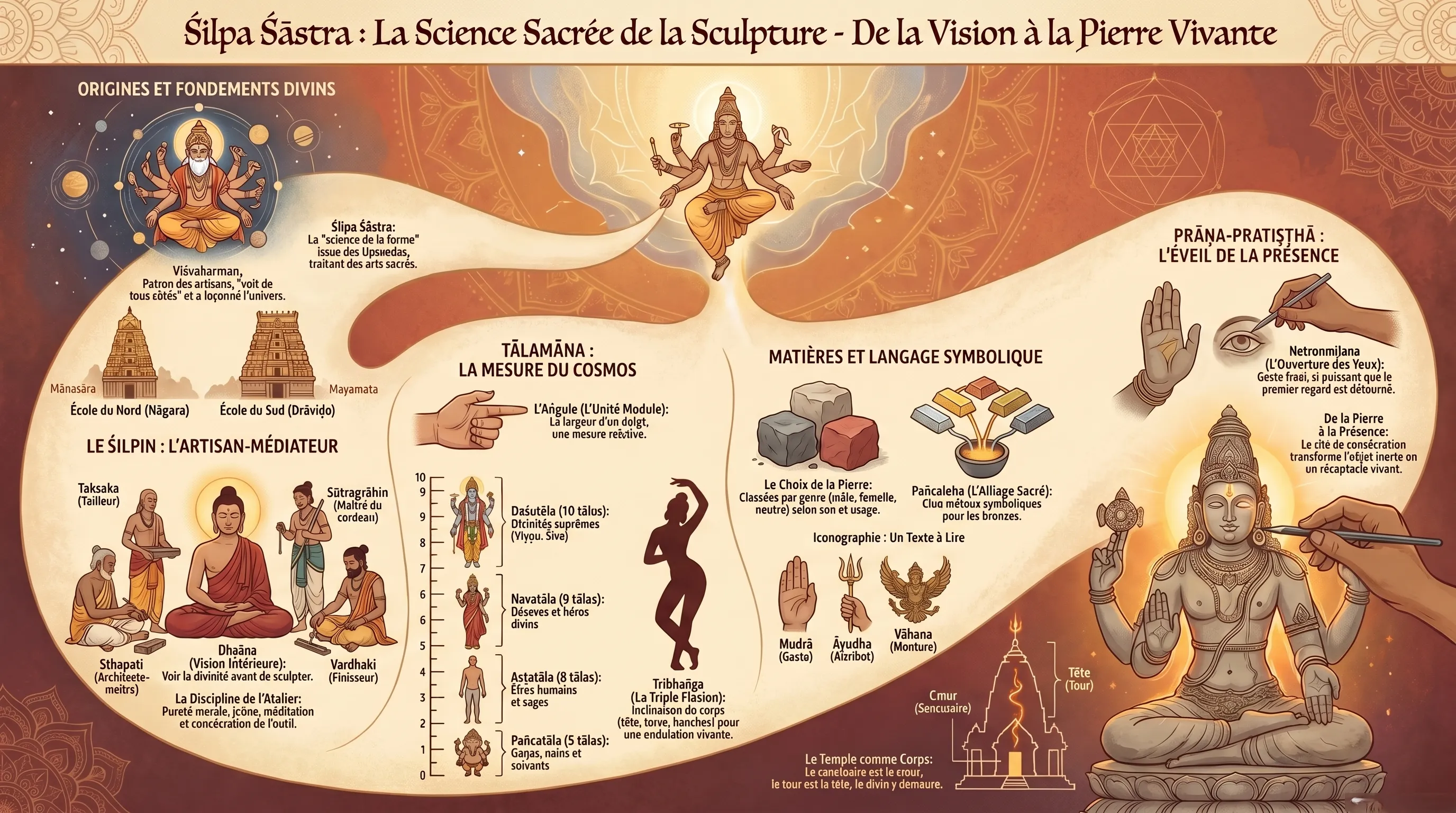 Shilpa Shastra, l'art de la sculpture et de l'artisanat sacré