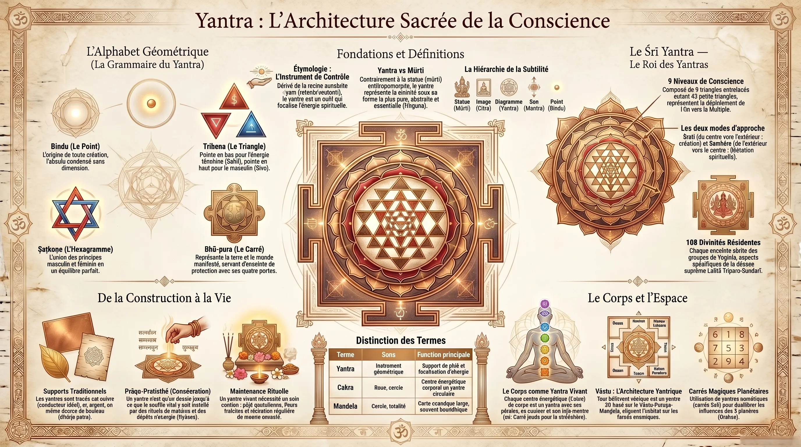 Yantra, géométrie spirituelle et outil de méditation védique