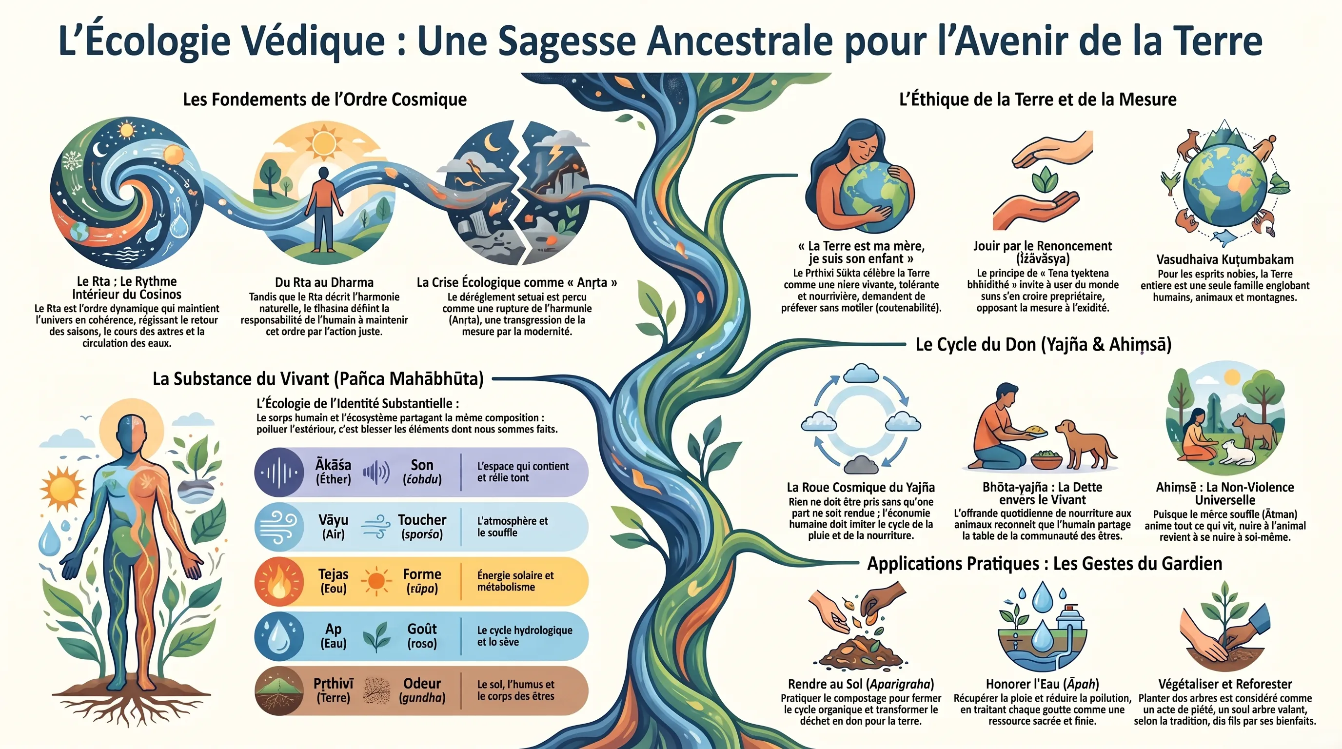 Pṛthivī, la Terre Mère védique, déesse de l'abondance et du vivant