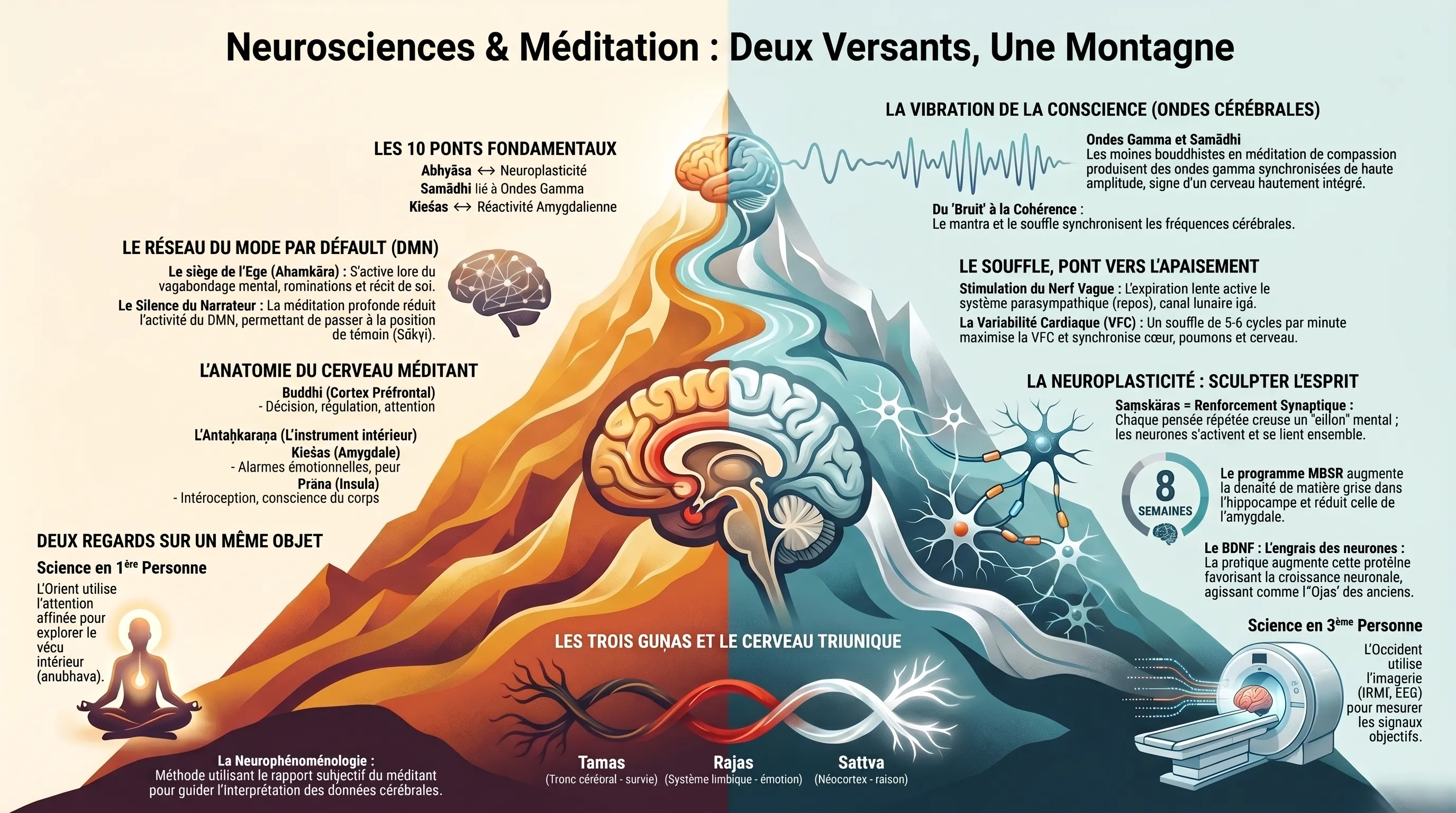 Neurosciences et méditation, découvertes scientifiques sur la contemplation