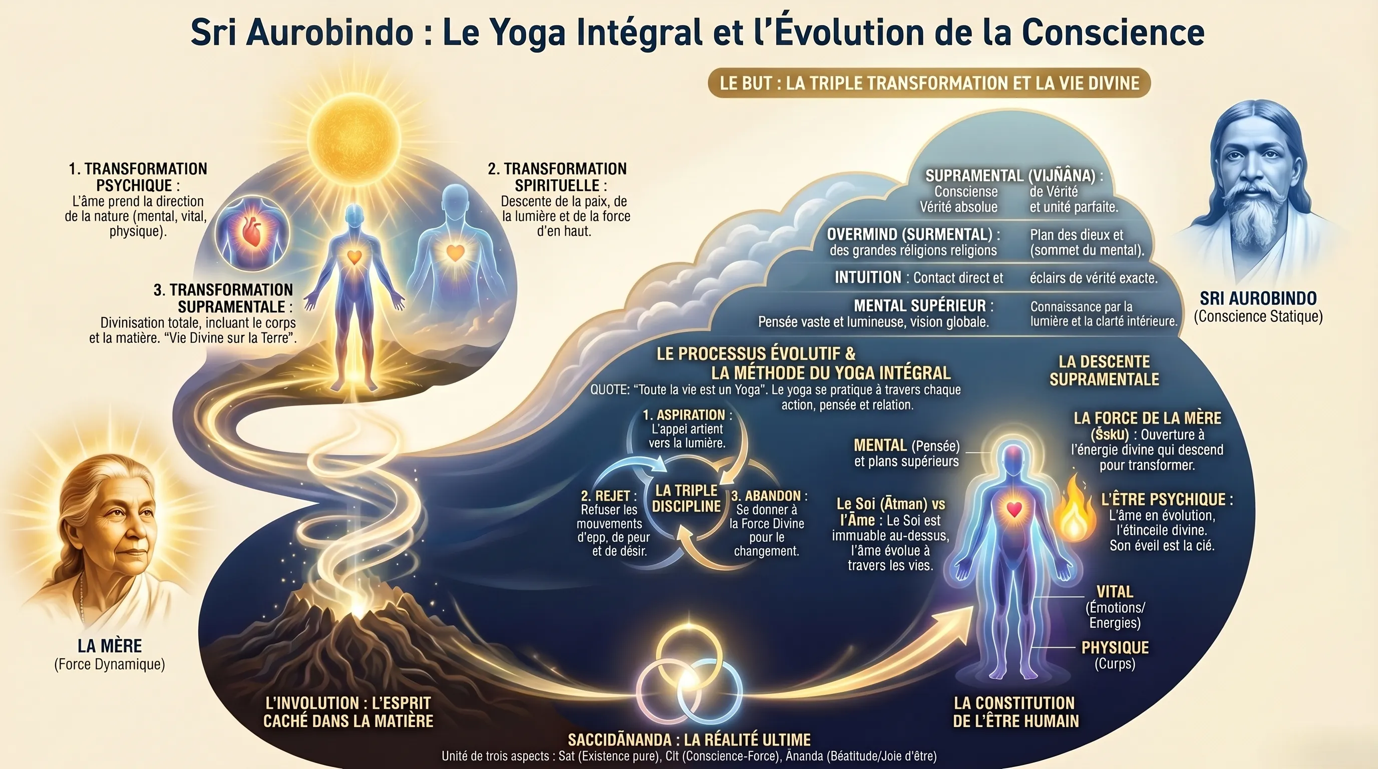 Sri Aurobindo, philosophe et maître spirituel du yoga intégral