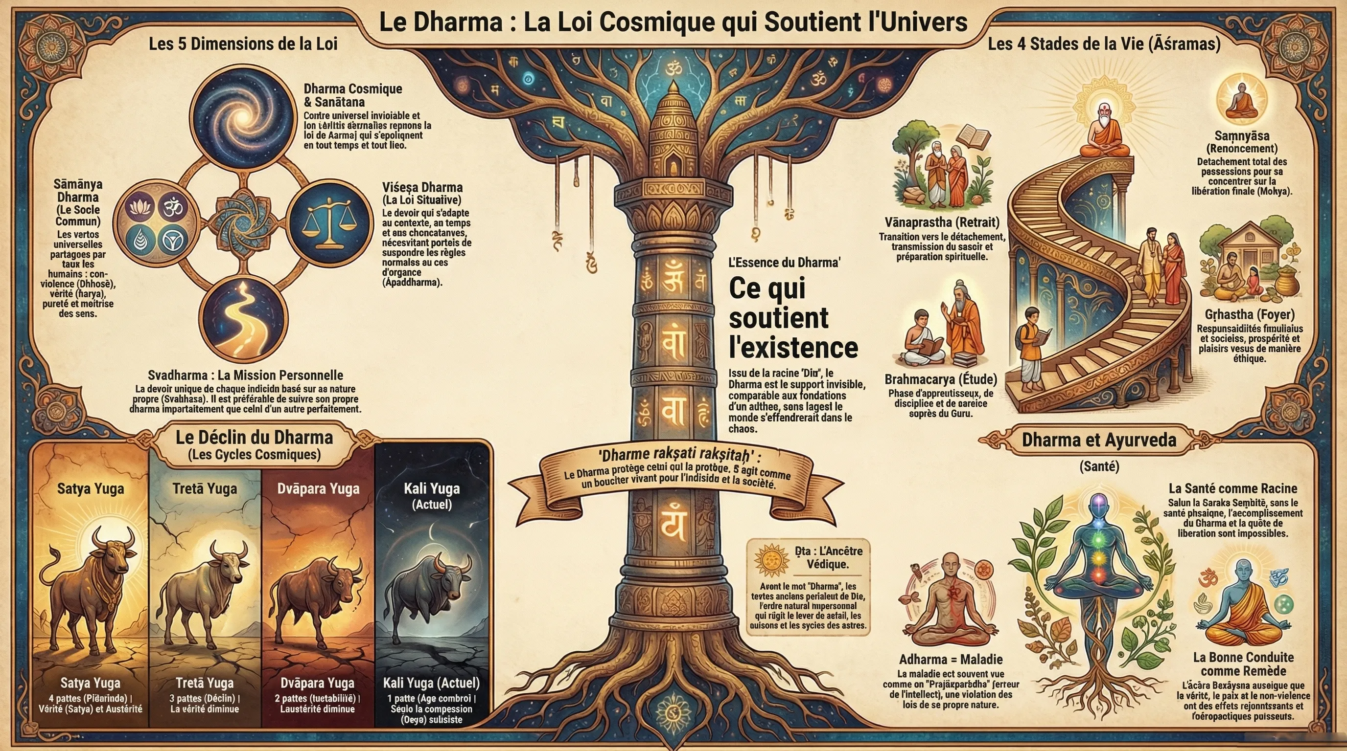Le Dharma, loi cosmique et fondement de l'éthique védique
