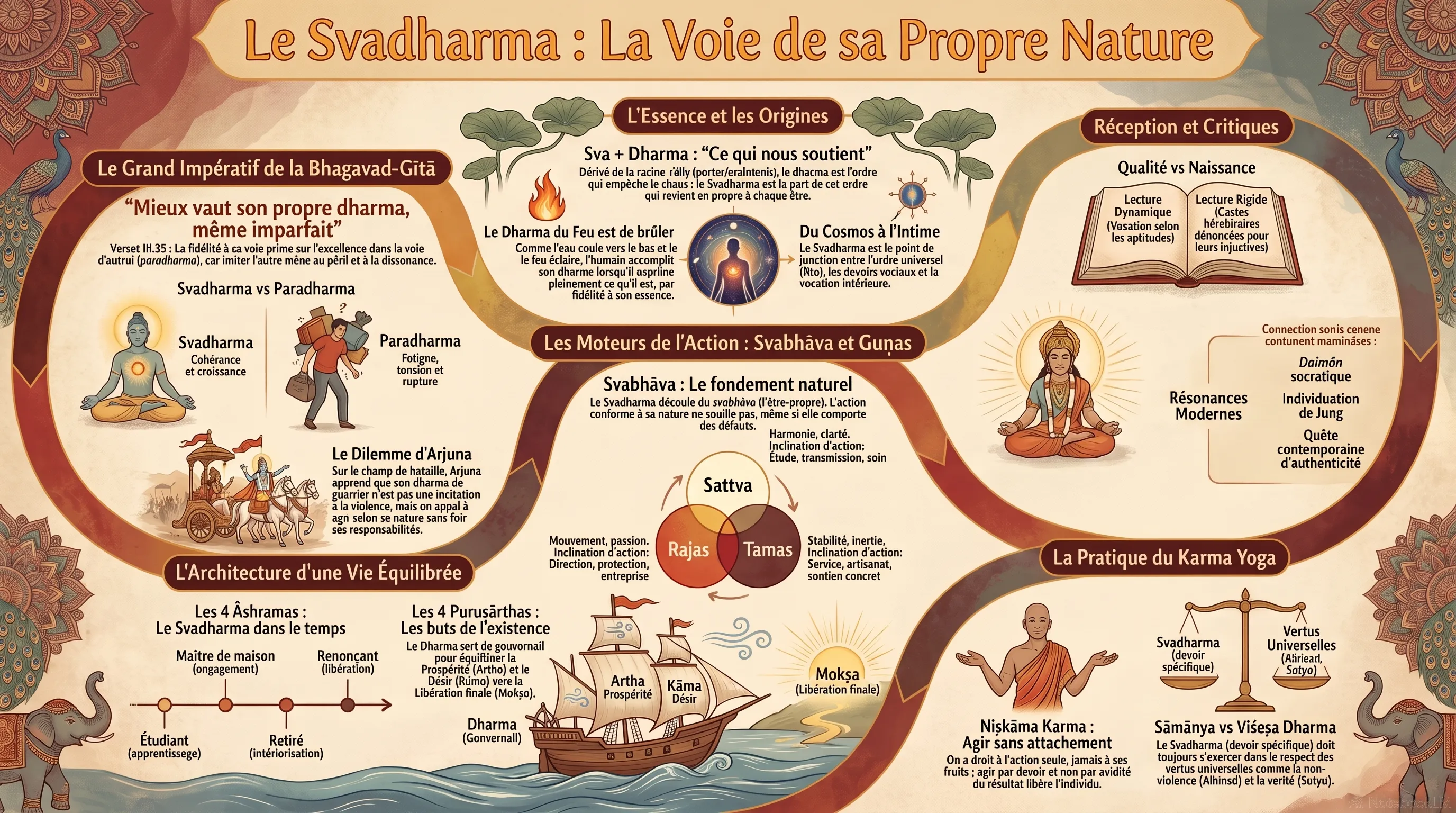 le chemin du dharma personnel, la voie de sa propre nature