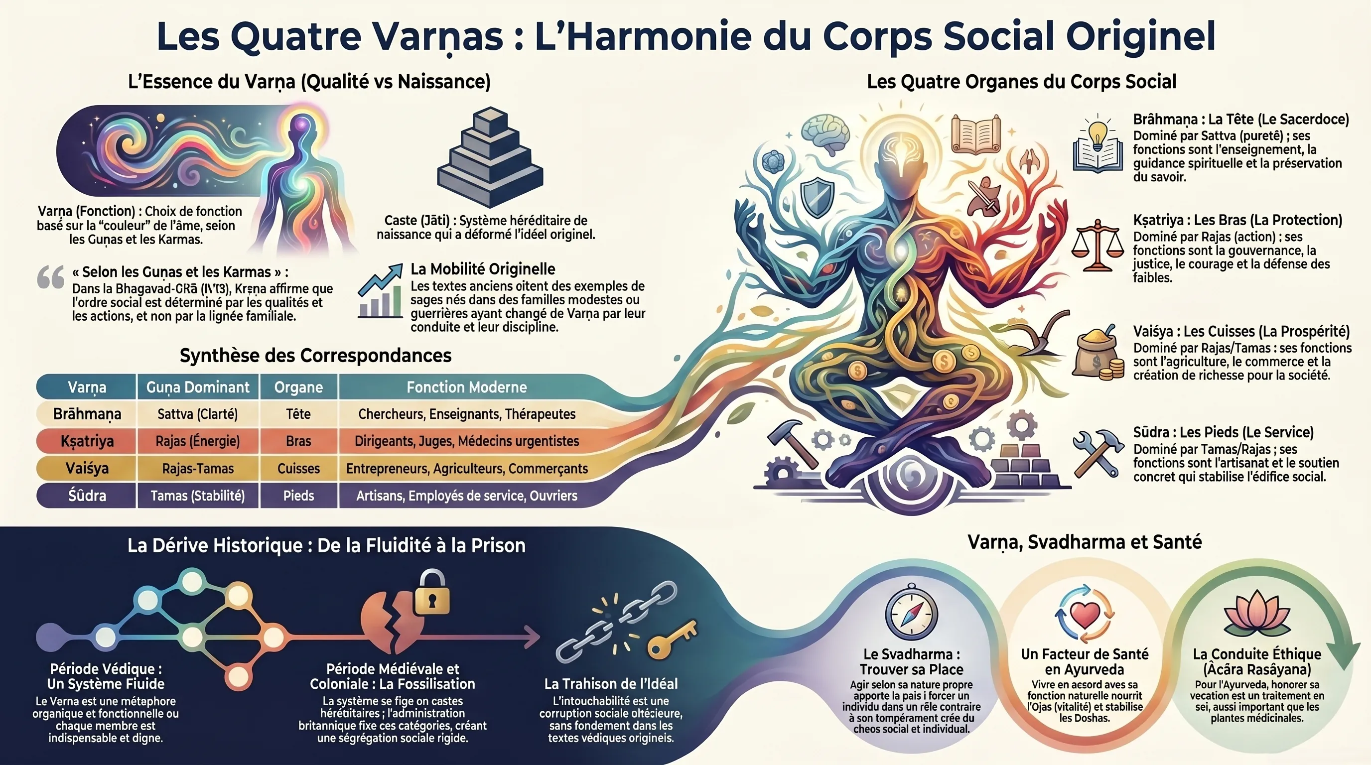 Les Varnas, les ordres sociaux dans la tradition védique