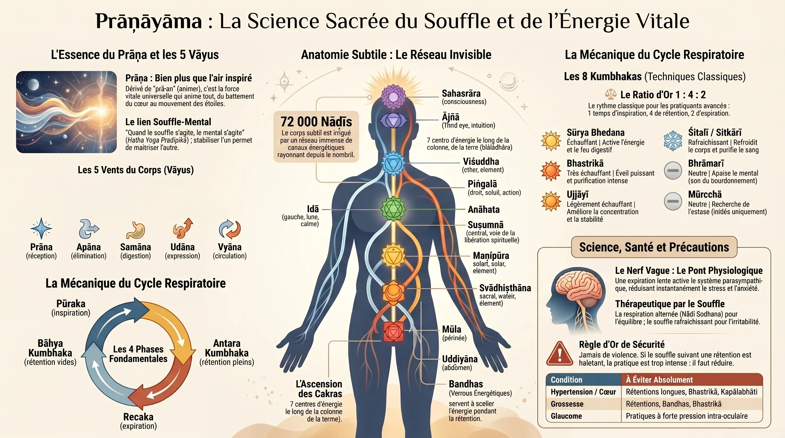 Pranayama, la maîtrise du souffle et du Prana dans le yoga