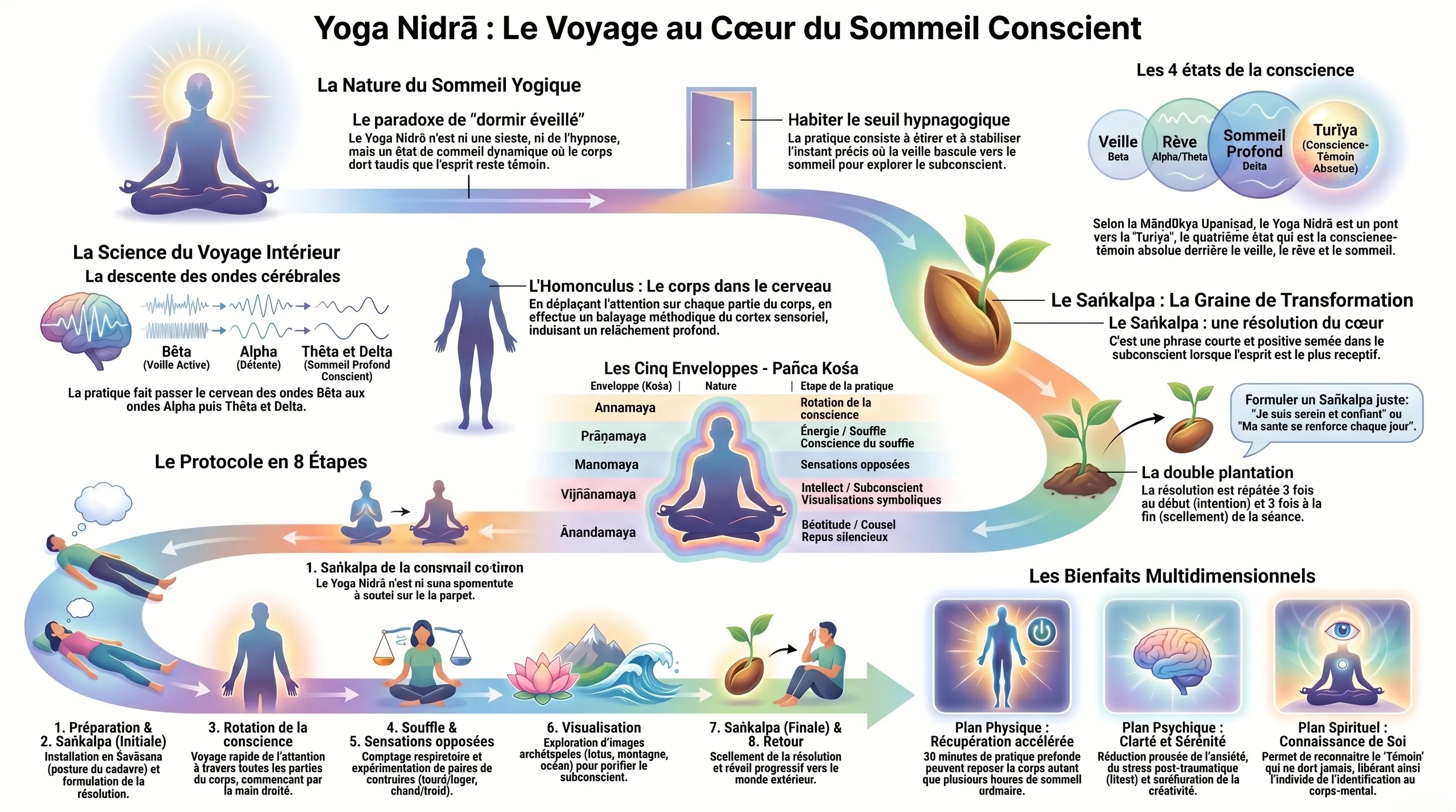 Yoga Nidra, le sommeil yogique et la conscience des profondeurs